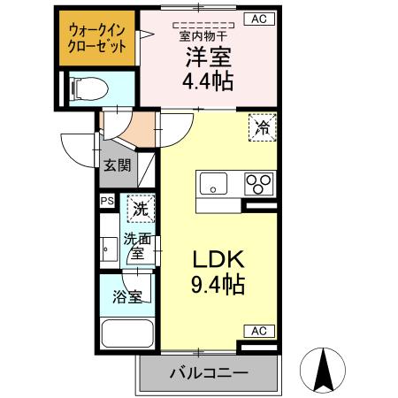 Gloire府中分梅町の間取り