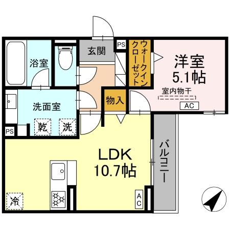 ルサンティエ本郷Ⅱの間取り
