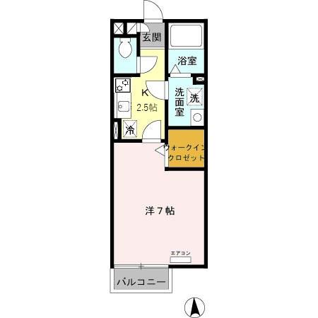 グランモア矢内谷の間取り
