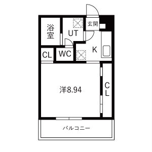 SAハイツ豊中の間取り