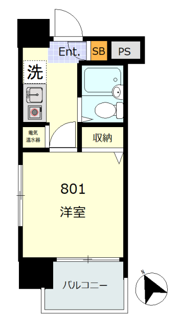 ロイヤルパレス川崎本町の間取り