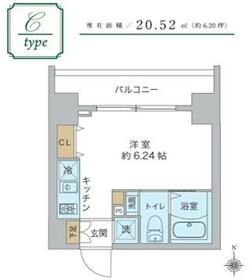 スプランディッド品川の間取り