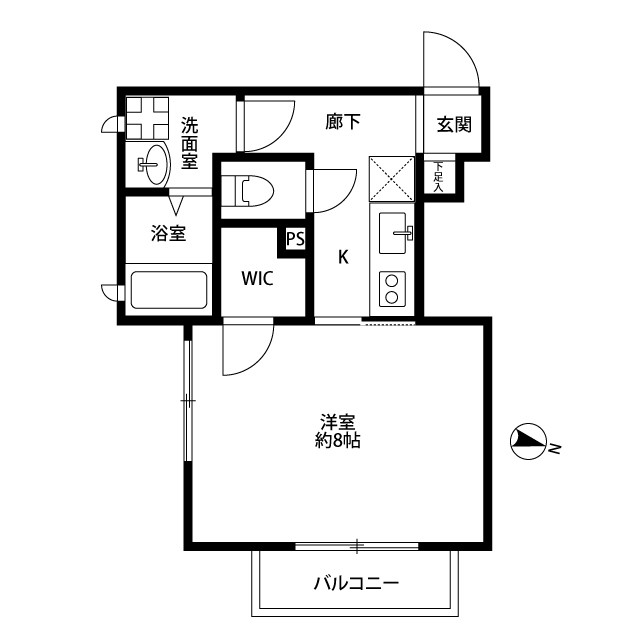 アムール もみじ山の間取り