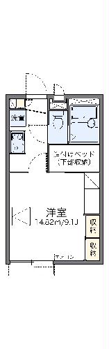 レオパレス平成の間取り