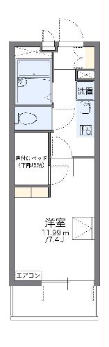 レオパレス名楽の間取り