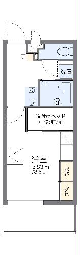レオパレス恵ハイツの間取り