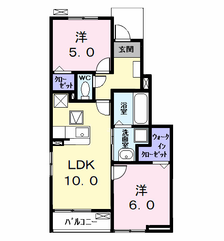 ユグランス(Juglans)の間取り