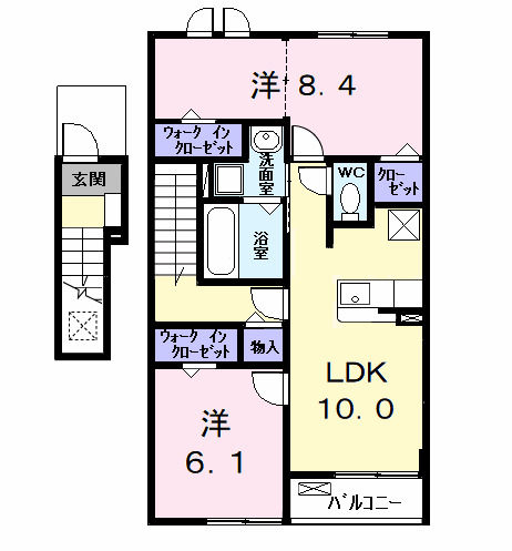 ユグランス(Juglans)の間取り