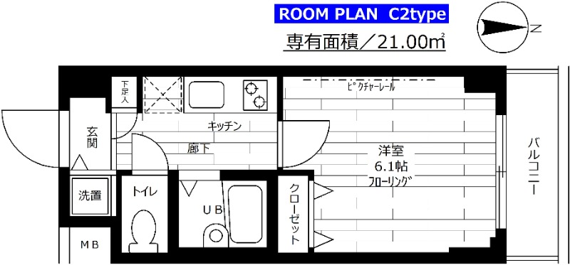 ステージグランデ桜台駅前の間取り
