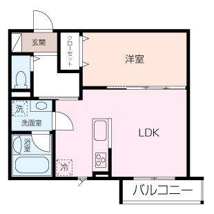ベルガーデン雪の下の間取り