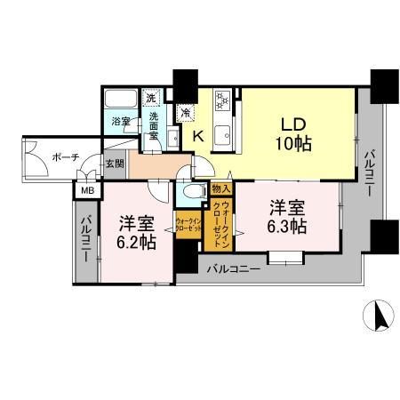 2/3 間取