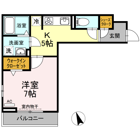 D-roomビーチルックの間取り