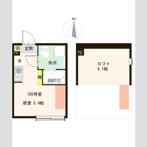 1/1 間取