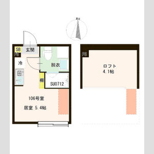 1/1 間取
