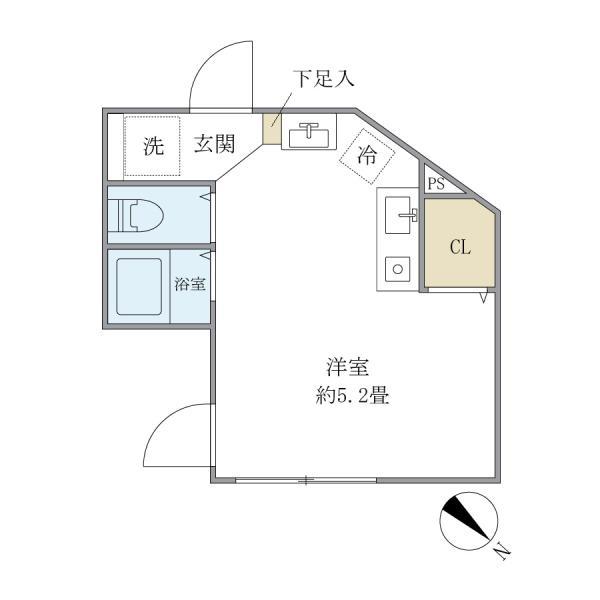 KeyLink北馬込の間取り