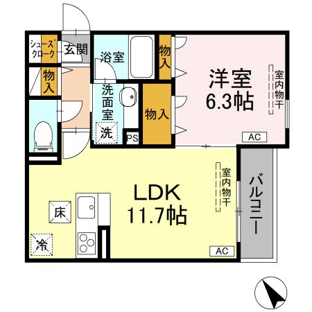 D-Luminare Bの間取り