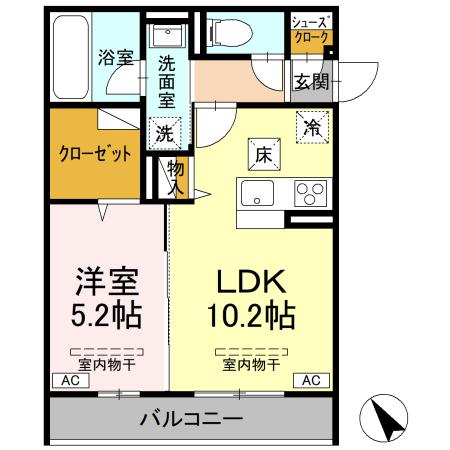 D-Luminare Bの間取り