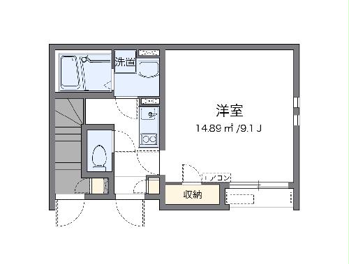 クレイノLoco千駄木の間取り
