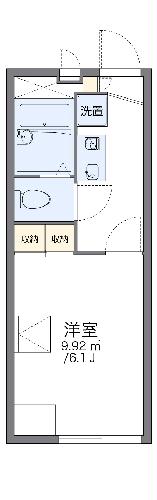 レオパレスMUGENの間取り