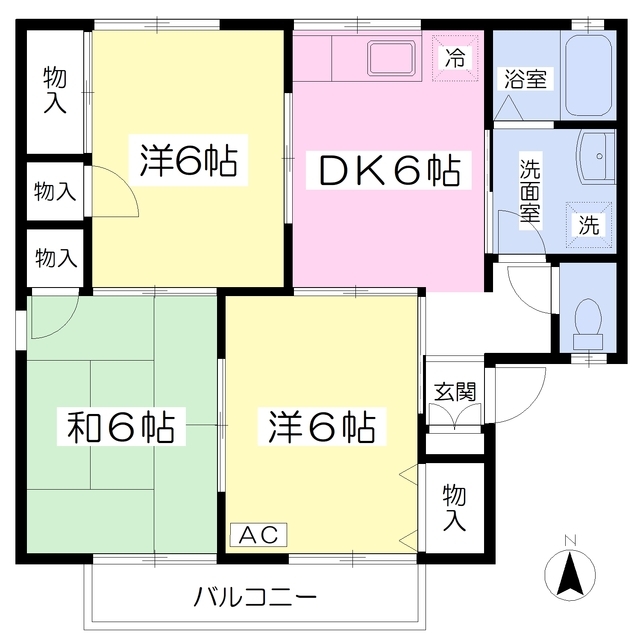 2/2 間取