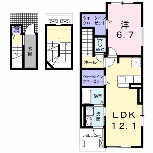 カレントヴィラの間取り