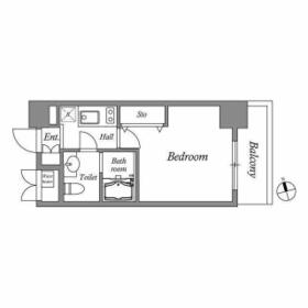 CORVAL東新宿の間取り