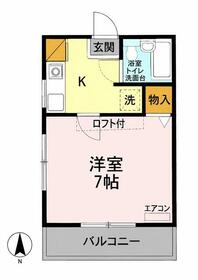 シティハウスαAの間取り