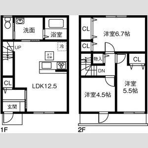 2/2 間取
