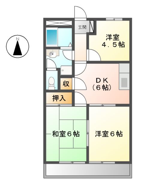 リバーサイド羽田の間取り