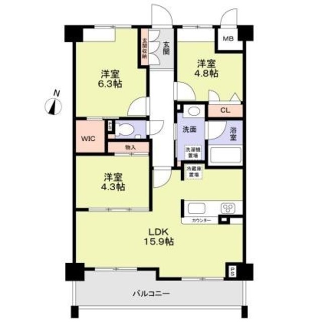 8/9 間取