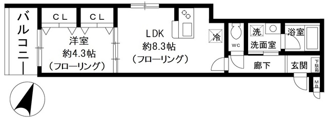 LAUREL坂下の間取り
