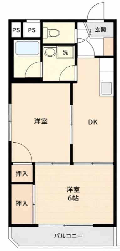 クロノス花小金井Southの間取り
