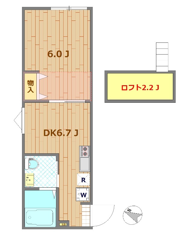 (仮称)宮崎台APの間取り