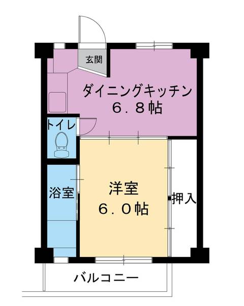 ビレッジハウス岐南2号棟の間取り