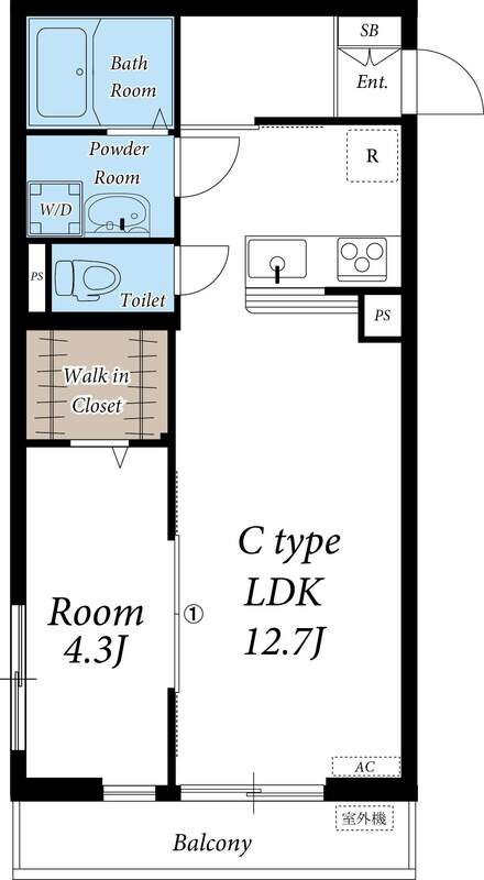 リブリ・小町の間取り