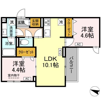 セレスティア中野鷺ノ宮の間取り