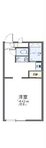 レオパレスハーベストムーンの間取り