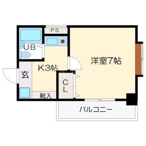セレッソコート大阪城前の間取り