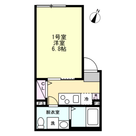 ベイルームハレ鶴見の間取り