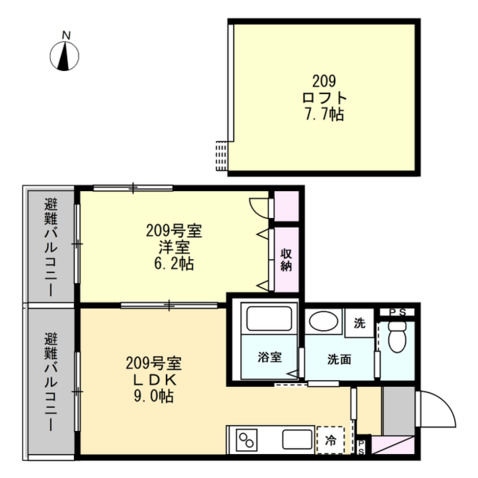 Floracion中山の間取り