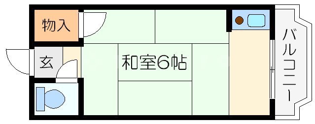 行澤ハイツの間取り