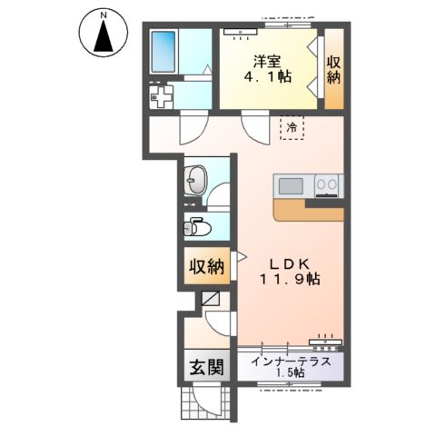 仮)碧南市鷲塚町新築1LDK/2LDKアパートの間取り