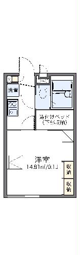 レオパレス東光台の間取り