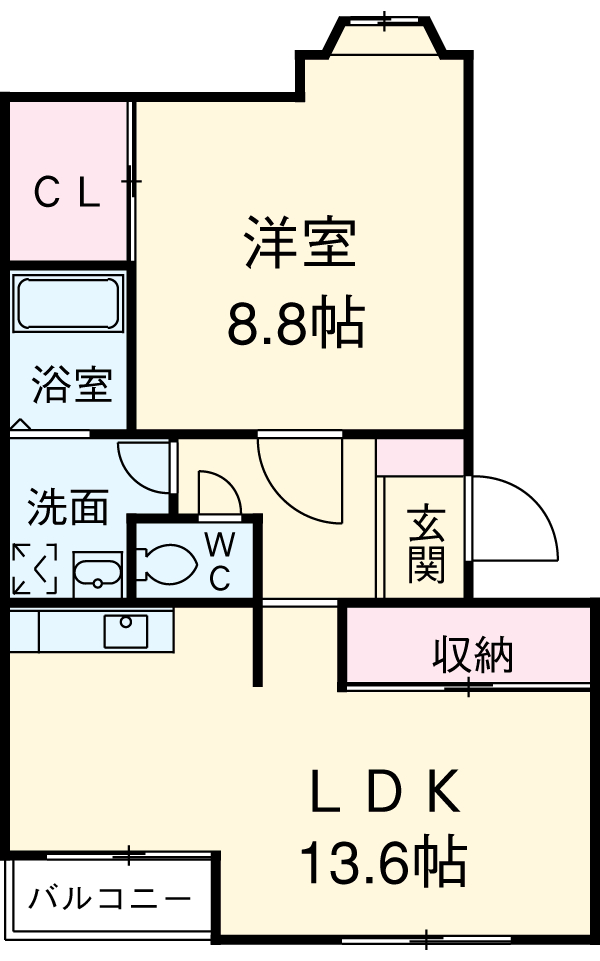 プレサスコートの間取り