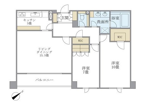 DOGWOOD南麻布の間取り