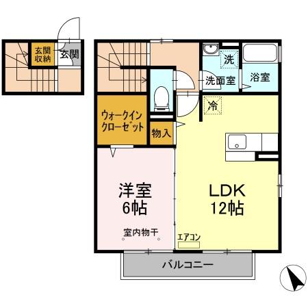 ビューテラス２番館の間取り