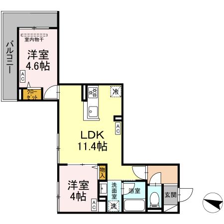2/4 間取