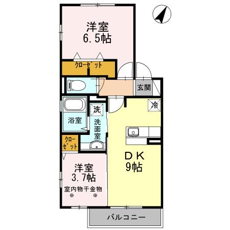 サニーコートの間取り
