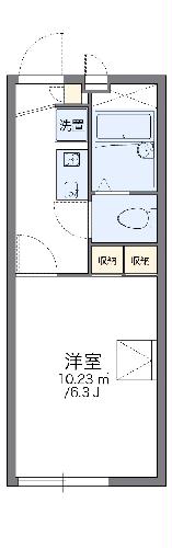 レオパレスヒルズ唐沢の間取り