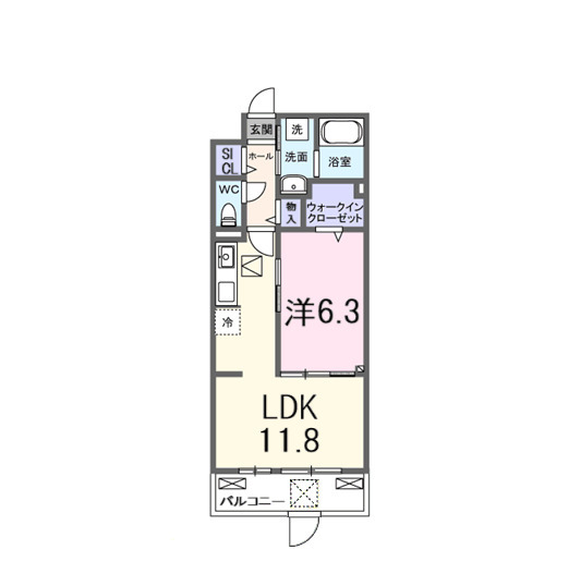 ロジュマンＫの間取り